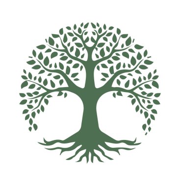 Renklerin zarif yaratıcı ağaç tasarımı