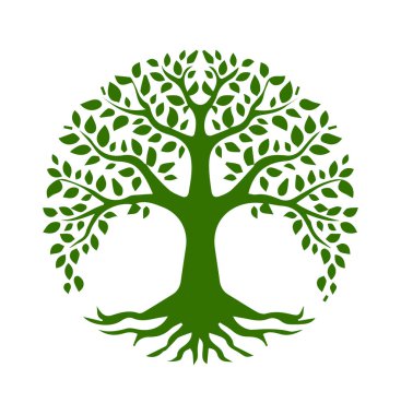 Renklerin zarif yaratıcı ağaç tasarımı