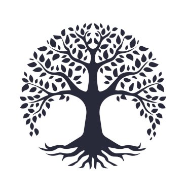 Renklerin zarif yaratıcı ağaç tasarımı