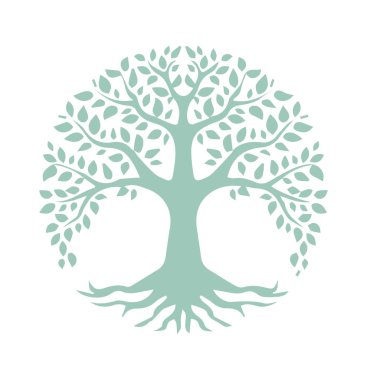 Renklerin zarif yaratıcı ağaç tasarımı