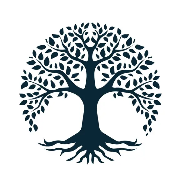 Renklerin zarif yaratıcı ağaç tasarımı