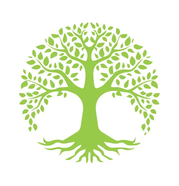 Renklerin zarif yaratıcı ağaç tasarımı