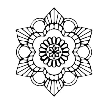 Güzel mandala sanatı, vektör mandala tasarımı