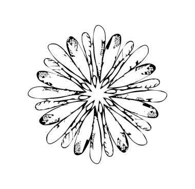 Güzel mandala sanatı, vektör mandala tasarımı