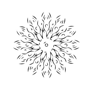 Güzel mandala sanatı, vektör mandala tasarımı