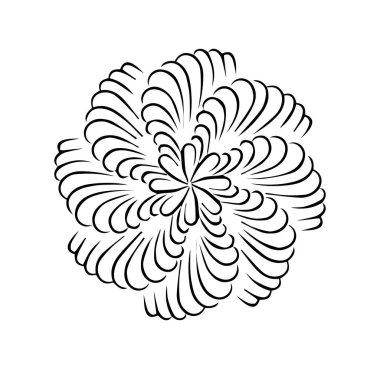 Güzel mandala sanatı, vektör mandala tasarımı