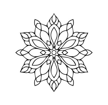 Güzel mandala sanatı, vektör mandala tasarımı