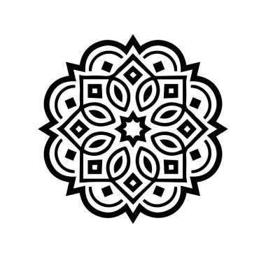 Güzel mandala sanatı, vektör mandala tasarımı