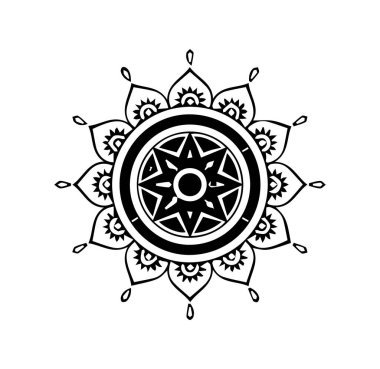 Güzel mandala sanatı, vektör mandala tasarımı
