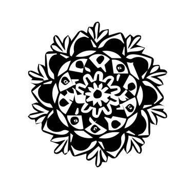 Güzel mandala sanatı, vektör mandala tasarımı