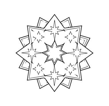 Güzel mandala sanatı, vektör mandala tasarımı