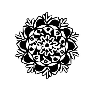 Güzel mandala sanatı, vektör mandala tasarımı