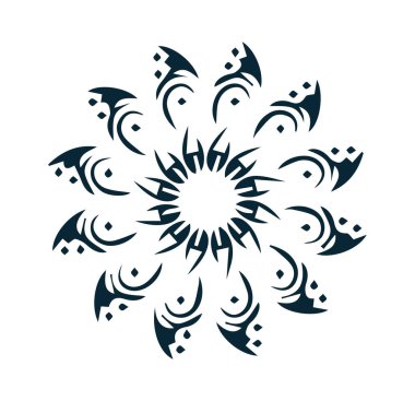 Güzel mandala sanatı, vektör mandala tasarımı