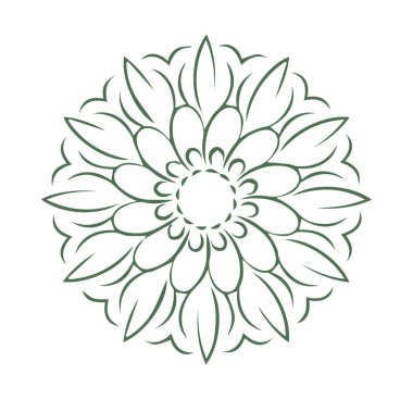 Güzel mandala sanatı, vektör mandala tasarımı