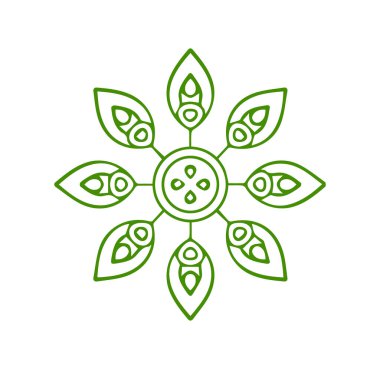 Güzel mandala sanatı, vektör mandala tasarımı