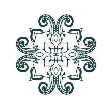 Güzel mandala sanatı, vektör mandala tasarımı