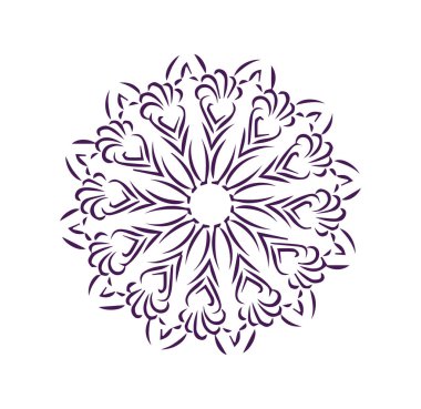 Güzel mandala sanatı, vektör mandala tasarımı