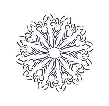 Güzel mandala sanatı, vektör mandala tasarımı