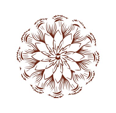 Güzel mandala sanatı, vektör mandala tasarımı