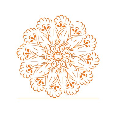 Güzel mandala sanatı, vektör mandala tasarımı