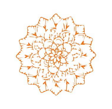 Güzel mandala sanatı, vektör mandala tasarımı