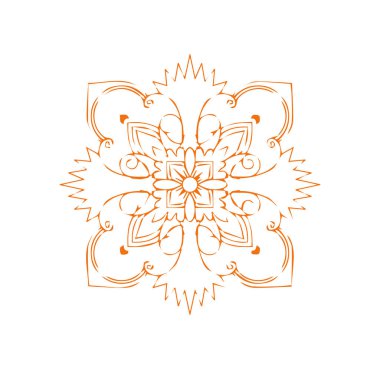 Güzel mandala sanatı, vektör mandala tasarımı