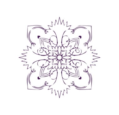 Güzel mandala sanatı, vektör mandala tasarımı