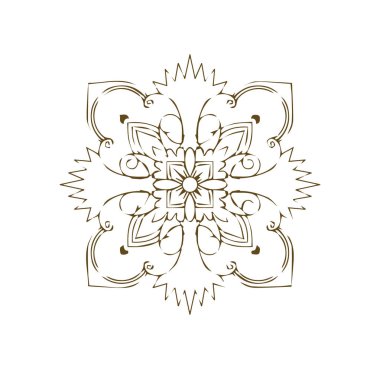 Güzel mandala sanatı, vektör mandala tasarımı