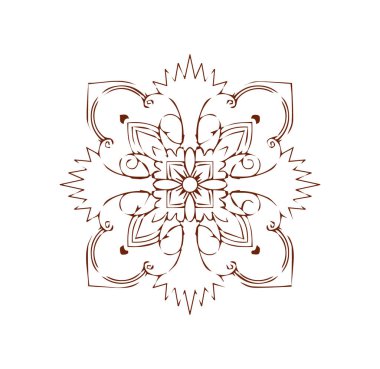 Güzel mandala sanatı, vektör mandala tasarımı