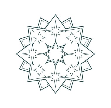 Güzel mandala sanatı, vektör mandala tasarımı