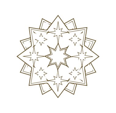 Güzel mandala sanatı, vektör mandala tasarımı