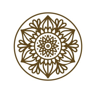 Güzel mandala sanatı, vektör mandala tasarımı