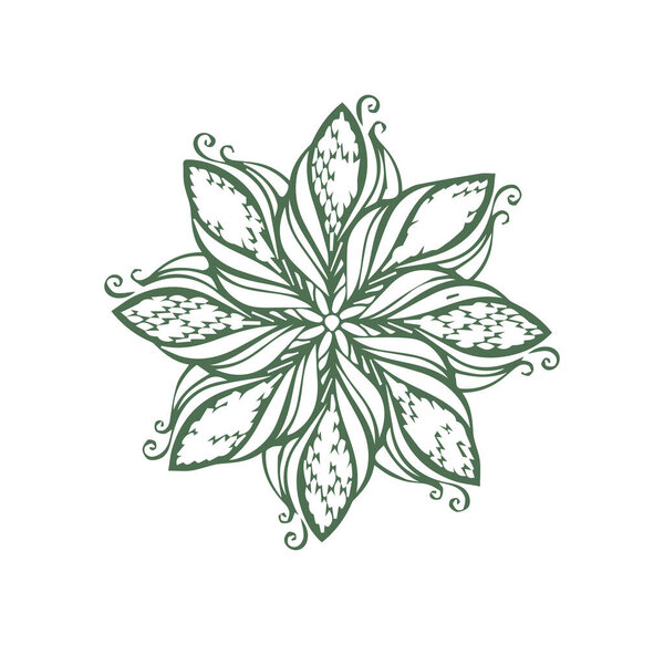 Beautiful mandala art, vector mandala design