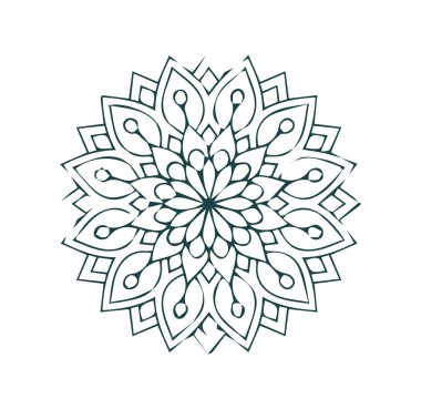 Güzel mandala sanatı, vektör mandala tasarımı