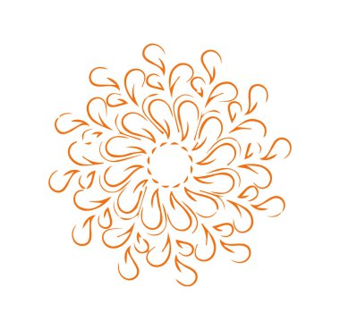 Güzel mandala sanatı, vektör mandala tasarımı