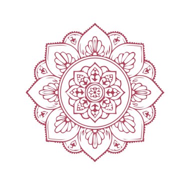 Güzel mandala sanatı, vektör mandala tasarımı