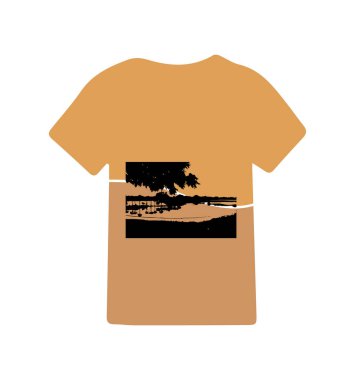 Tişört tasarımının yaratıcı vektörü