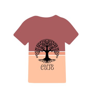 Tişört tasarımının yaratıcı vektörü