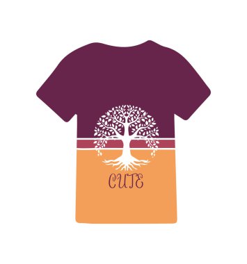 Tişört tasarımının yaratıcı vektörü