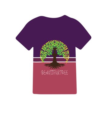 Tişört tasarımının yaratıcı vektörü