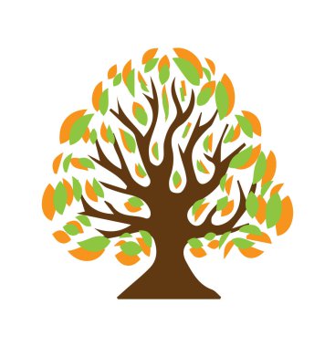 Renklerin zarif yaratıcı ağaç tasarımı