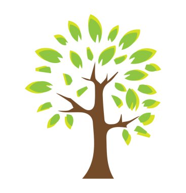 Renklerin zarif yaratıcı ağaç tasarımı