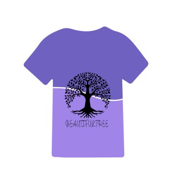 Tişört tasarımının yaratıcı vektörü