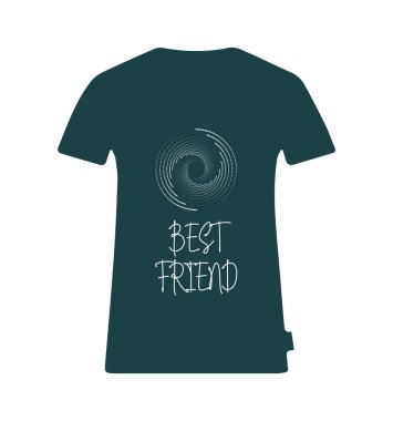 Tişört tasarımının yaratıcı vektörü