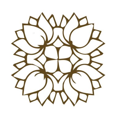 Güzel mandala sanatı, vektör mandala tasarımı