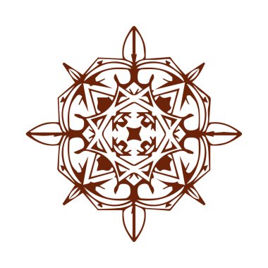 Güzel mandala sanatı, vektör mandala tasarımı