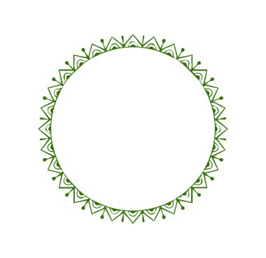 Güzel çiçek sanatı ve mandala vektör tasarımı