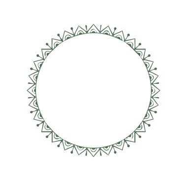 Güzel çiçek sanatı ve mandala vektör tasarımı