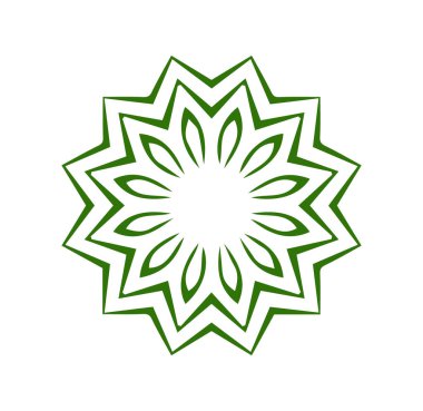 Güzel çiçek sanatı ve mandala vektör tasarımı