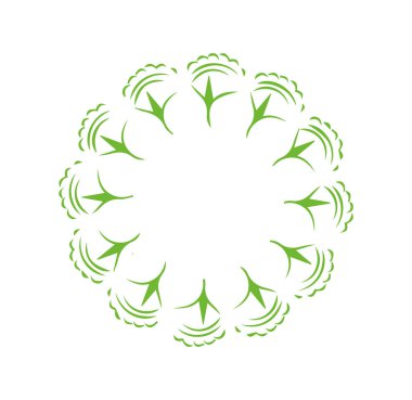 Güzel çiçek sanatı ve mandala vektör tasarımı